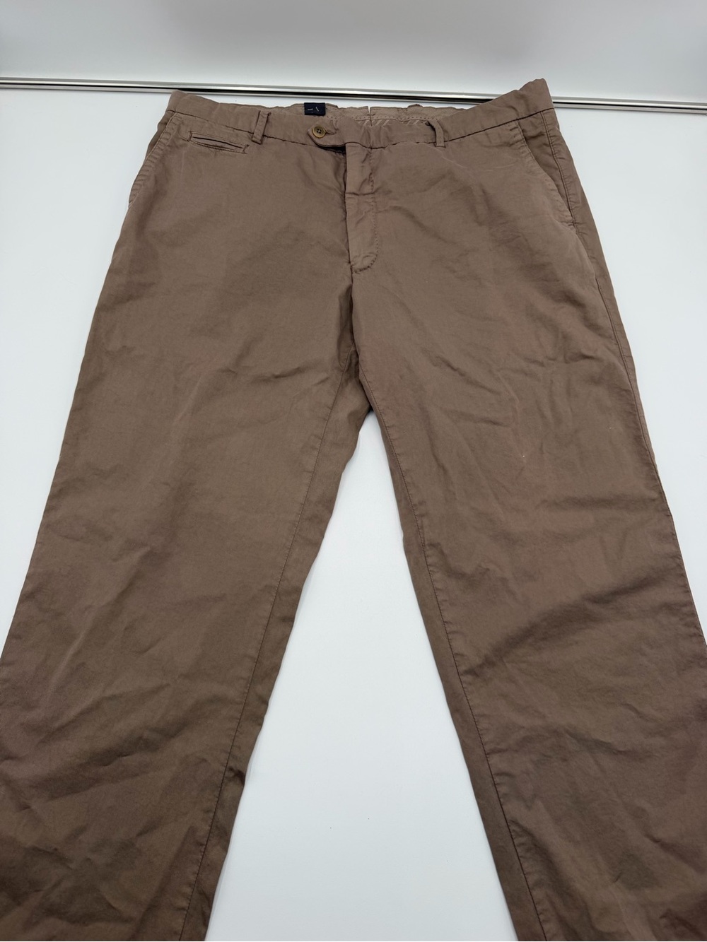 Ballin Mansfield Chino Pants Men's Size 38x35 Tan Relaxed Fit Straight Leg